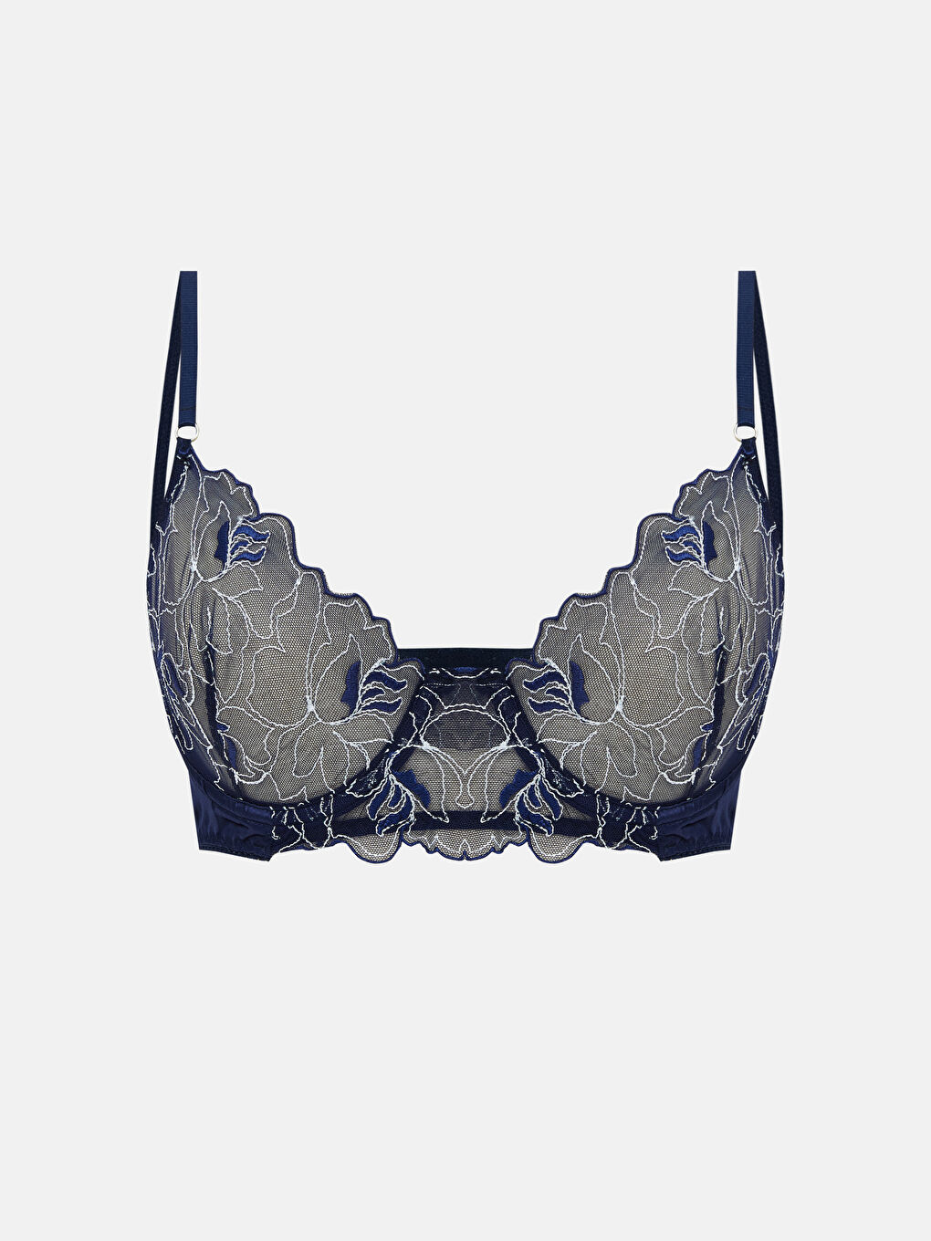 Woman NAVY Fancy Bra -S5NG90Z8-K7T