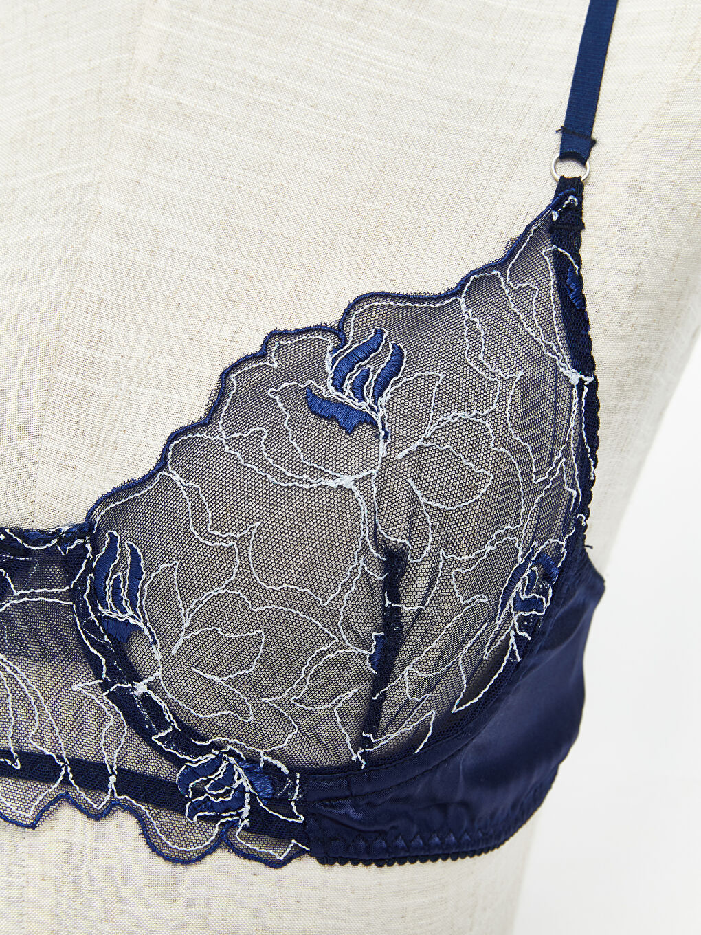 Woman NAVY Fancy Bra -S5NG90Z8-K7T