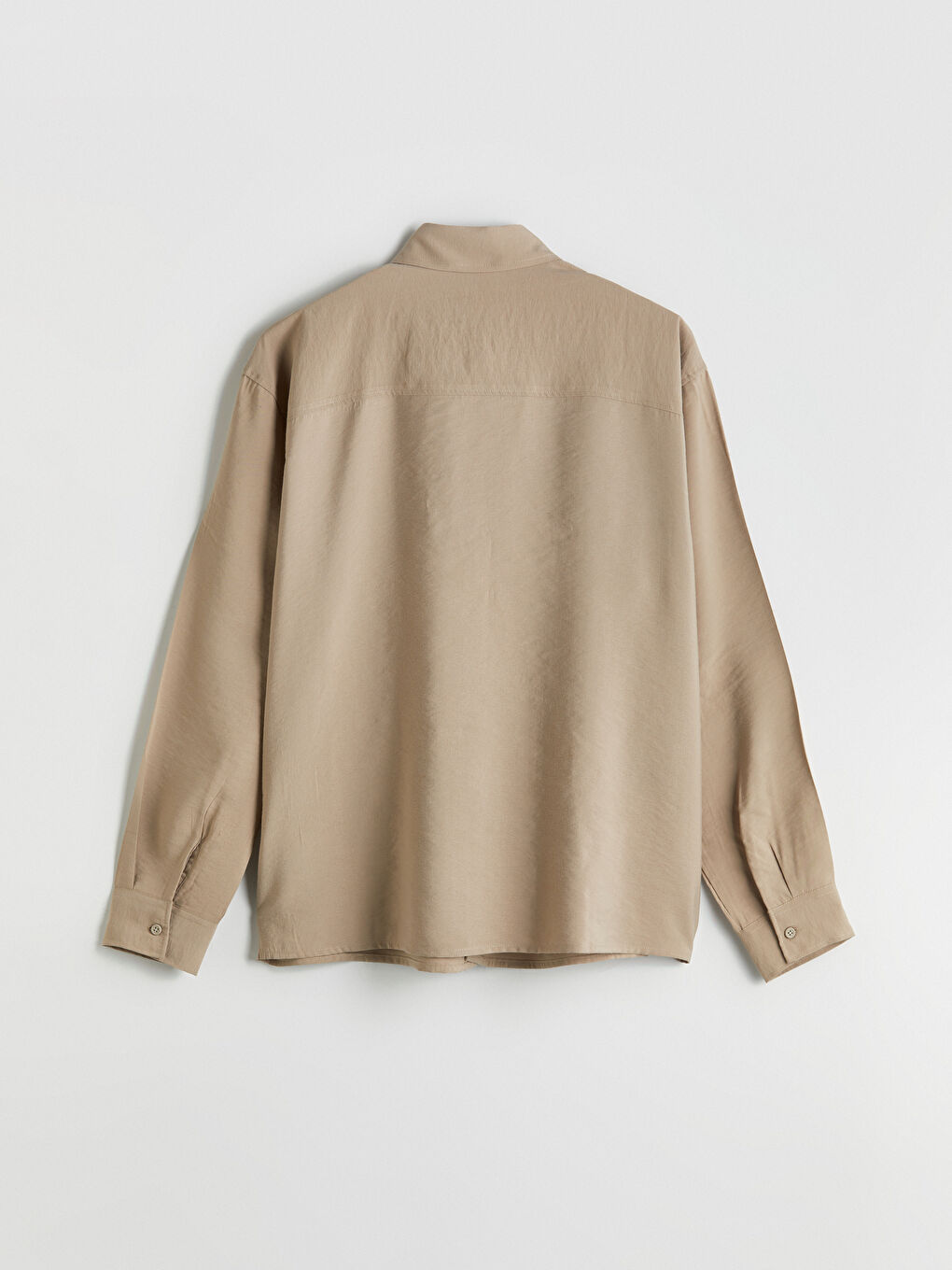 Kahverengi Regular Fit Kısa Kollu Erkek Gömlek-5