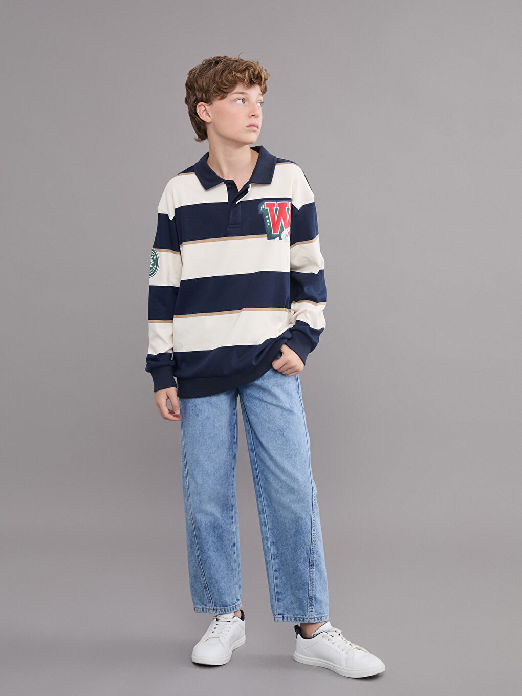 تيشيرت ياقة بولو للأولاد-1