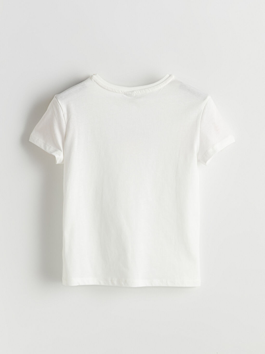 Футболка з круглим вирізом горловини та вишивкою для дівчаток-2