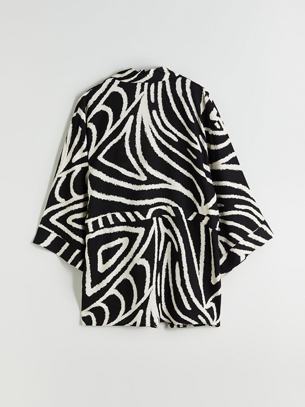 Shawl Collar Patterned Women's Kimono -S5NH97Z8-LQJ