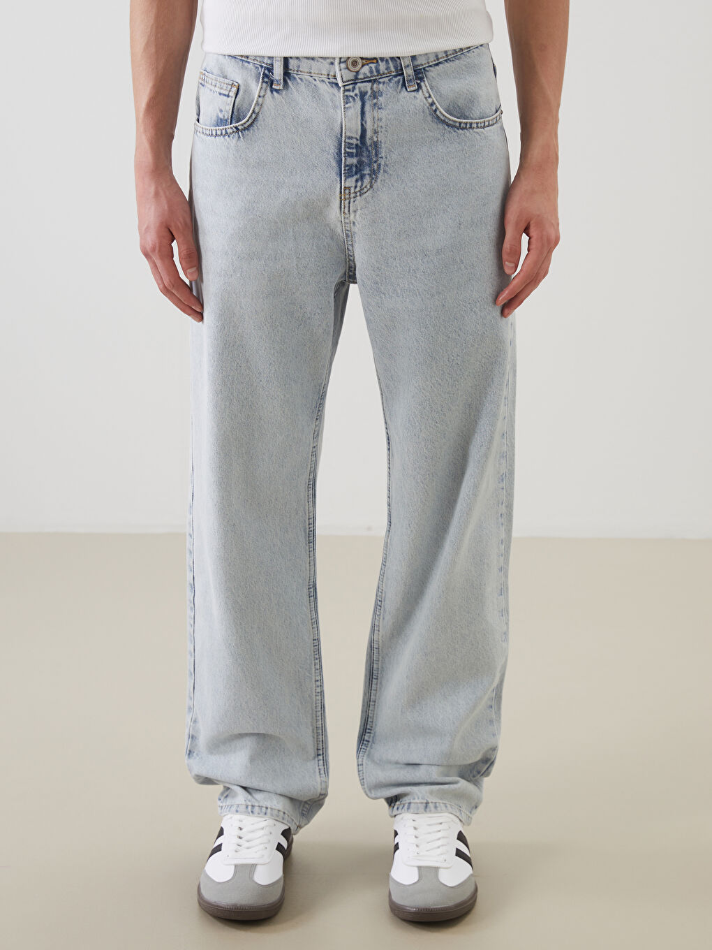 LCW Jeans Indigo Baggy Fit Erkek Jean Pantolon - 1