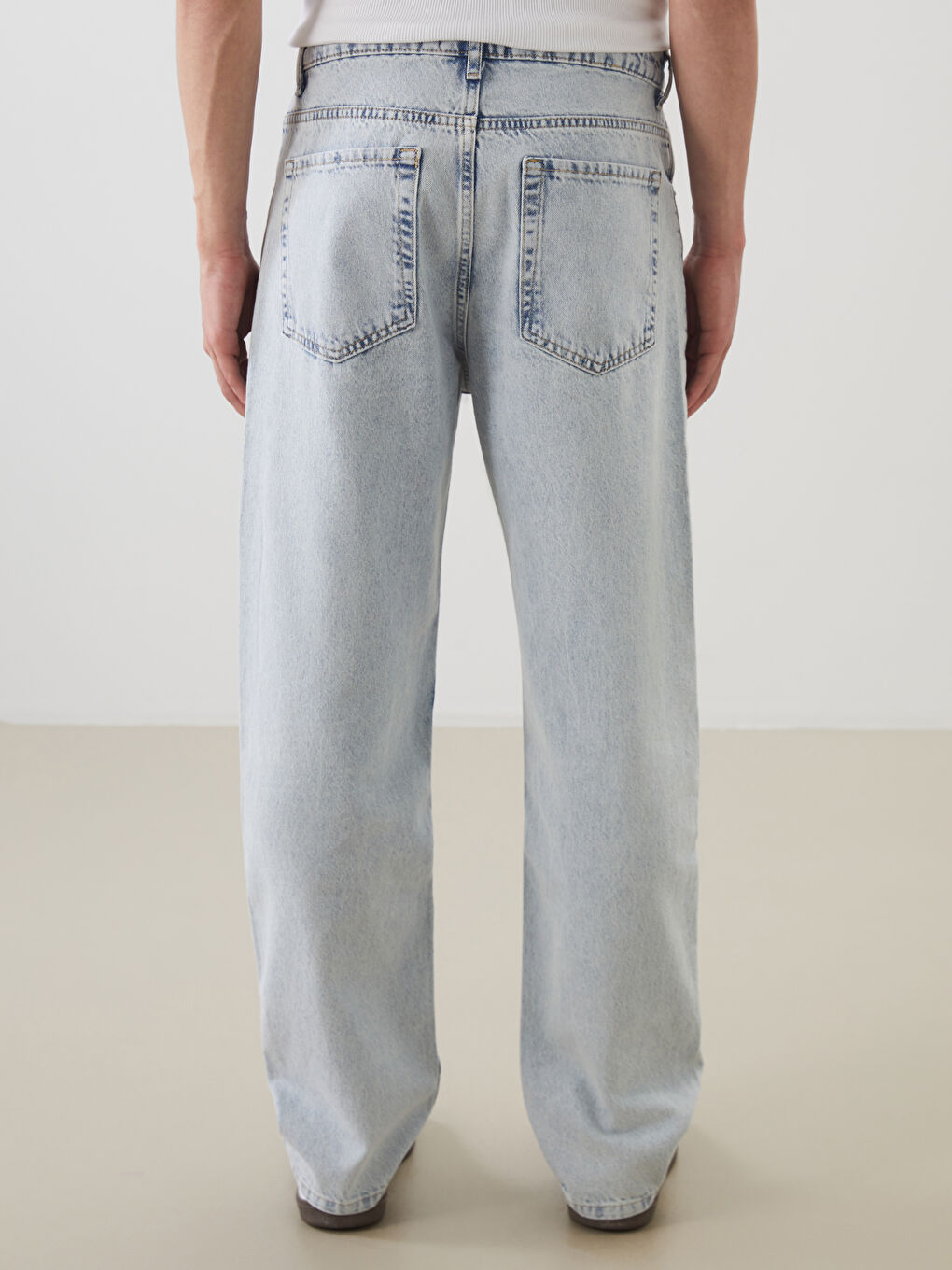LCW Jeans Indigo Baggy Fit Erkek Jean Pantolon - 3