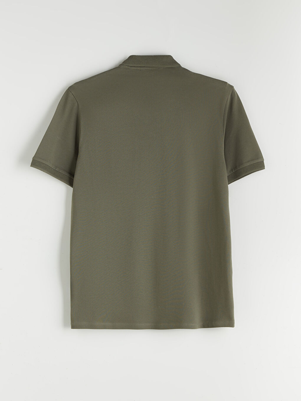 Haki Polo Yaka Pike Erkek Tişört-5