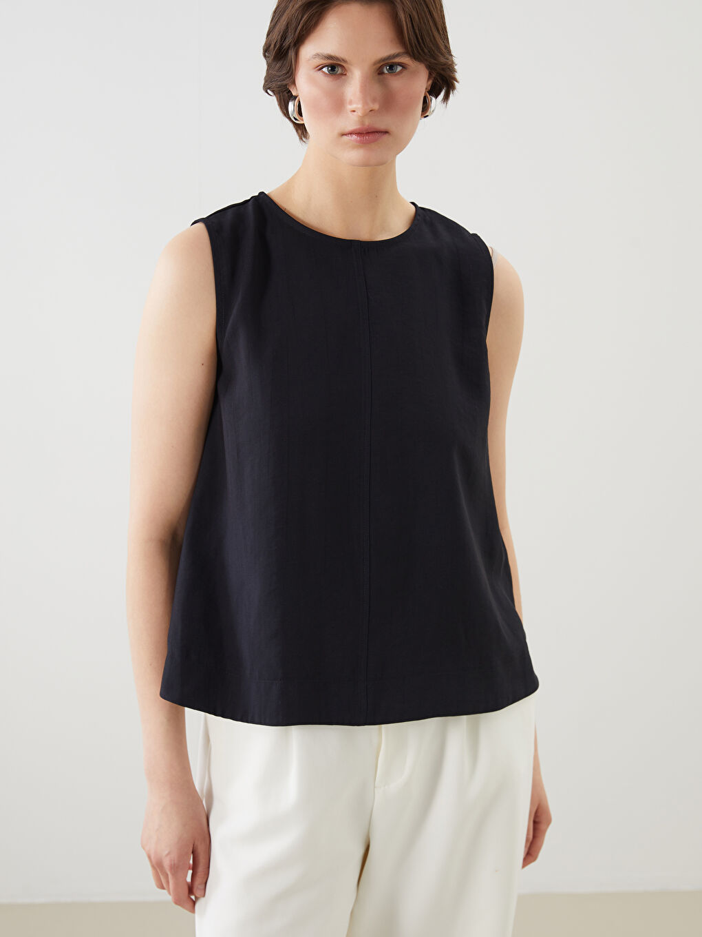 Woman BLACK Blouse -S5NI36Z8-CVL