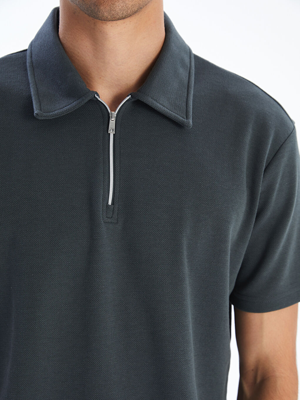 LCW Vision Polo Neck Short Sleeve Men's T-Shirt -S5NI41Z8-DBZ