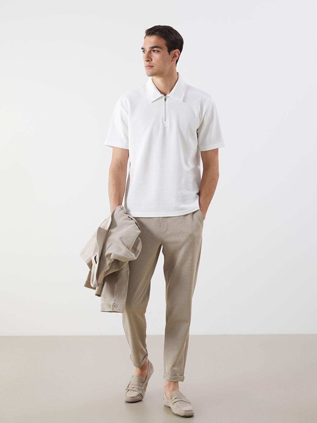LCW Vision Polo Neck Short Sleeve Men's T-Shirt -S5NI41Z8-R9J