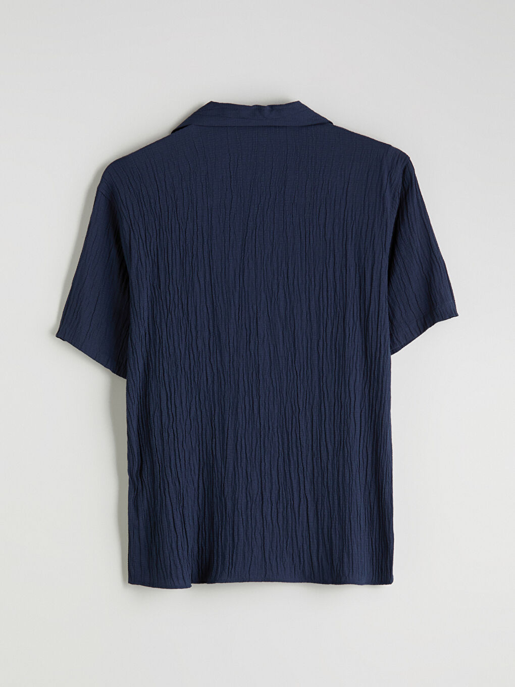 قميص رجالي بكم قصير بقصة عادية-9