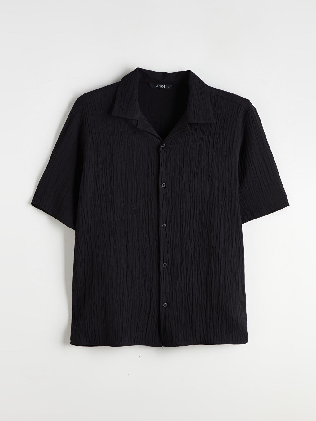 قميص رجالي بكم قصير بقصة عادية-8