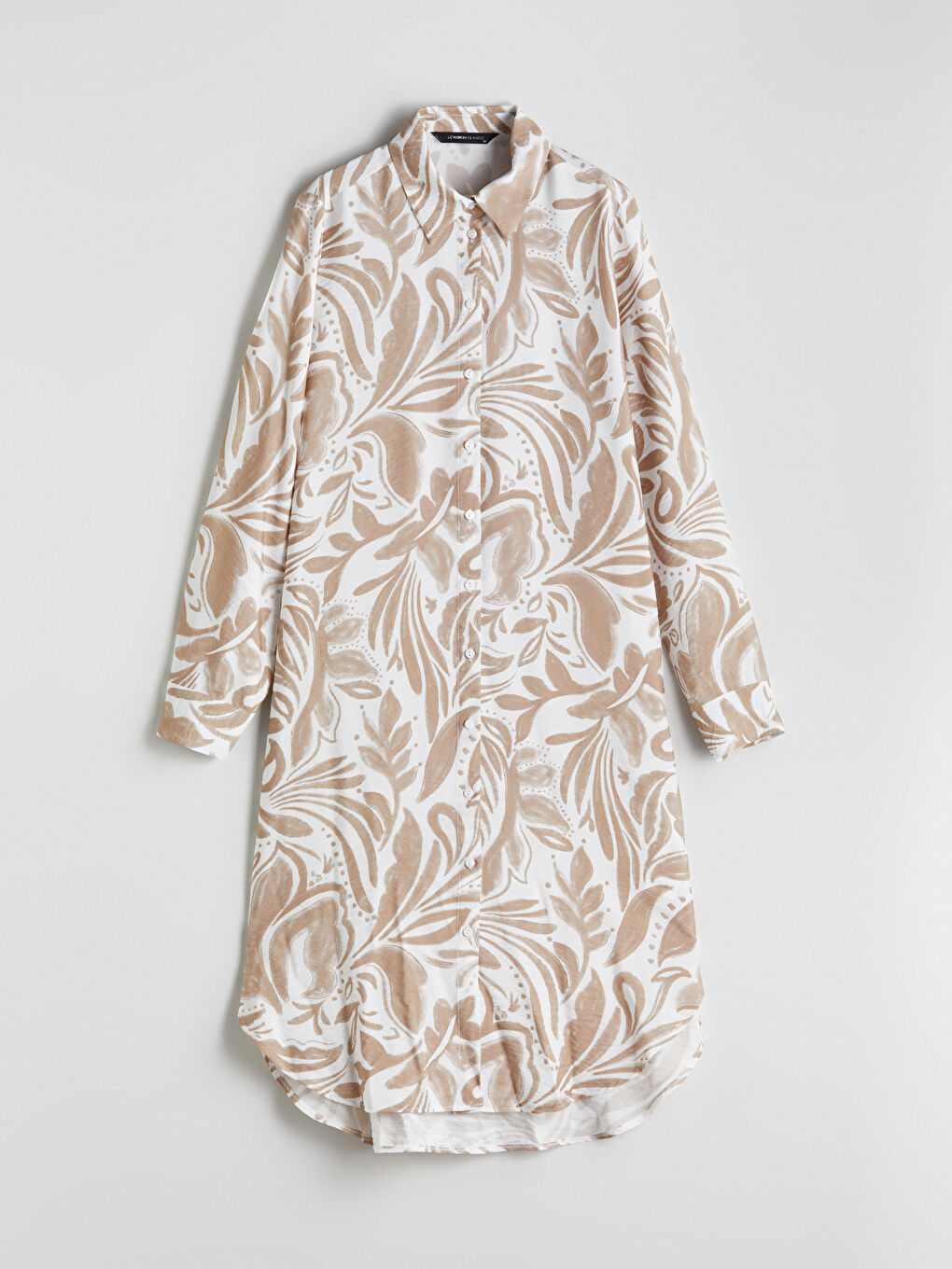 Patterned Women's Shirt Tunic -S5NI48Z8-LQB