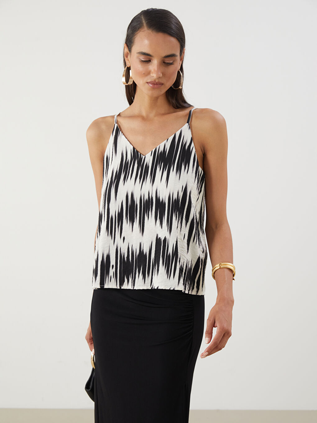 Woman BLACK Blouse -S5NI58Z8-LQJ