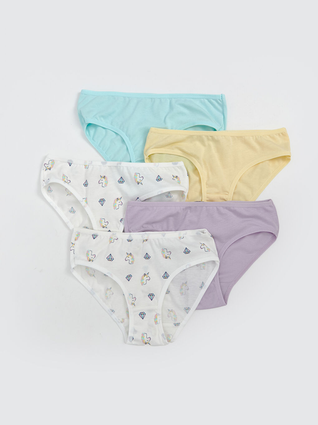 Printed Girl's Panties 5-Piece -S5NI80Z4-LRA