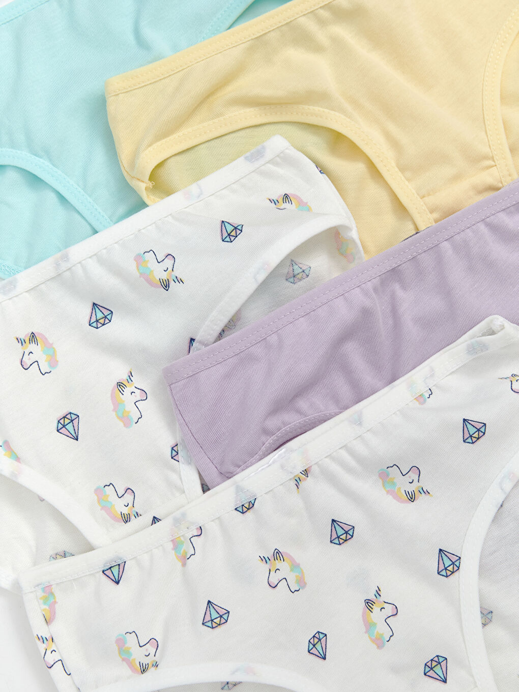 Printed Girl's Panties 5-Piece -S5NI80Z4-LRA