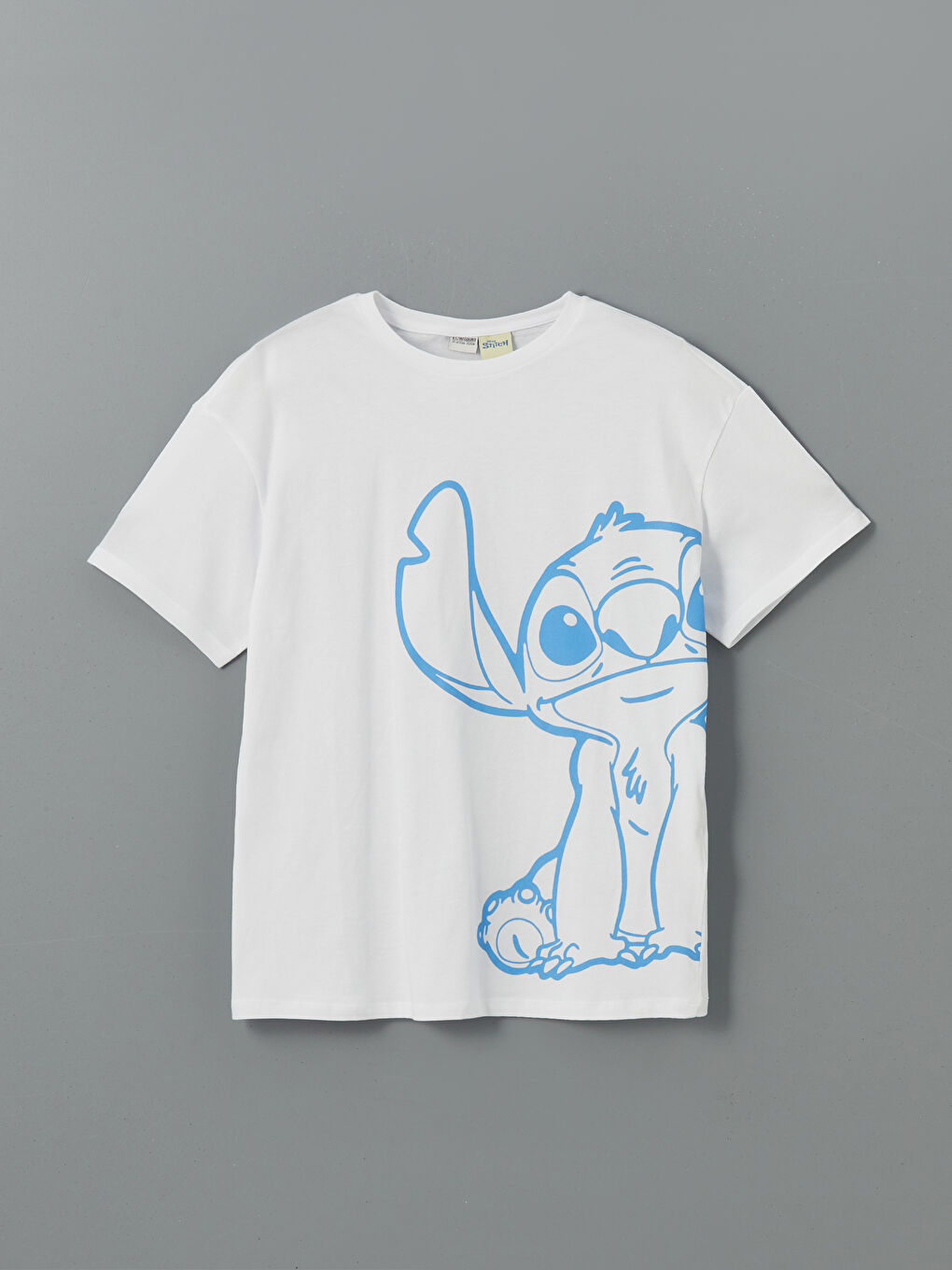 Crew Neck Stitch Printed Girls T-Shirt -S5NJ13Z4-Q6K