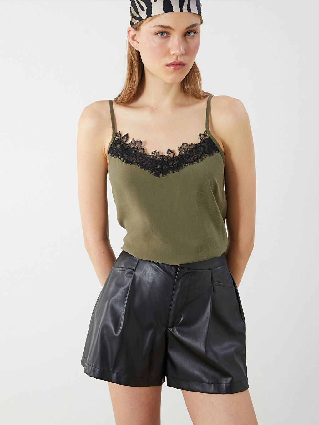 LC Waikiki Woman KHAKI Blouse -S5NJ15Z8-CRR