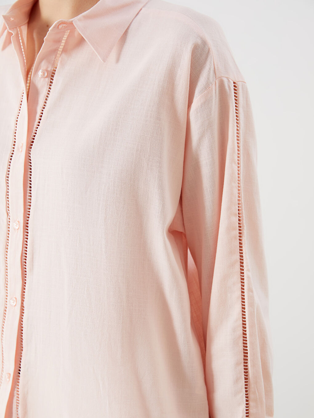LCW Vision Oversize Women's Shirt -S5NJ26Z8-FXW