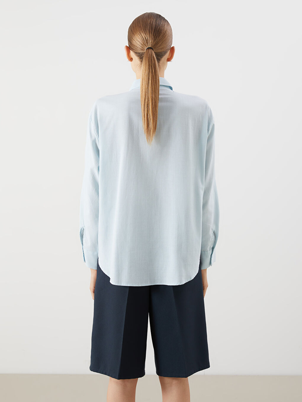 LCW Vision Oversize Women's Shirt -S5NJ26Z8-QXL