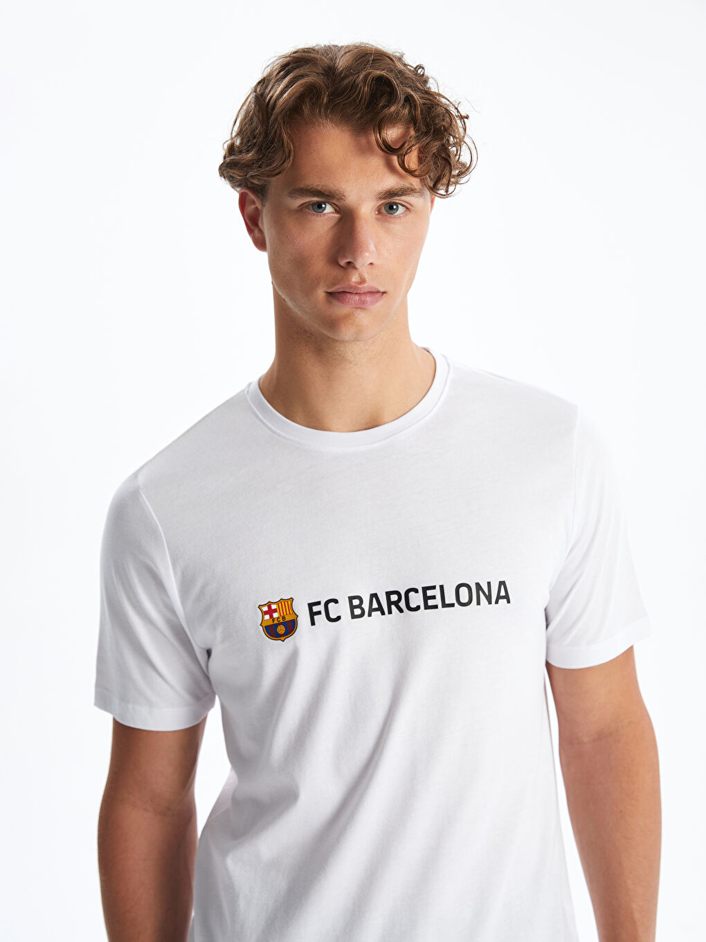 Man WHITE Sports T-Shirt -S5NJ47Z8-Q6K