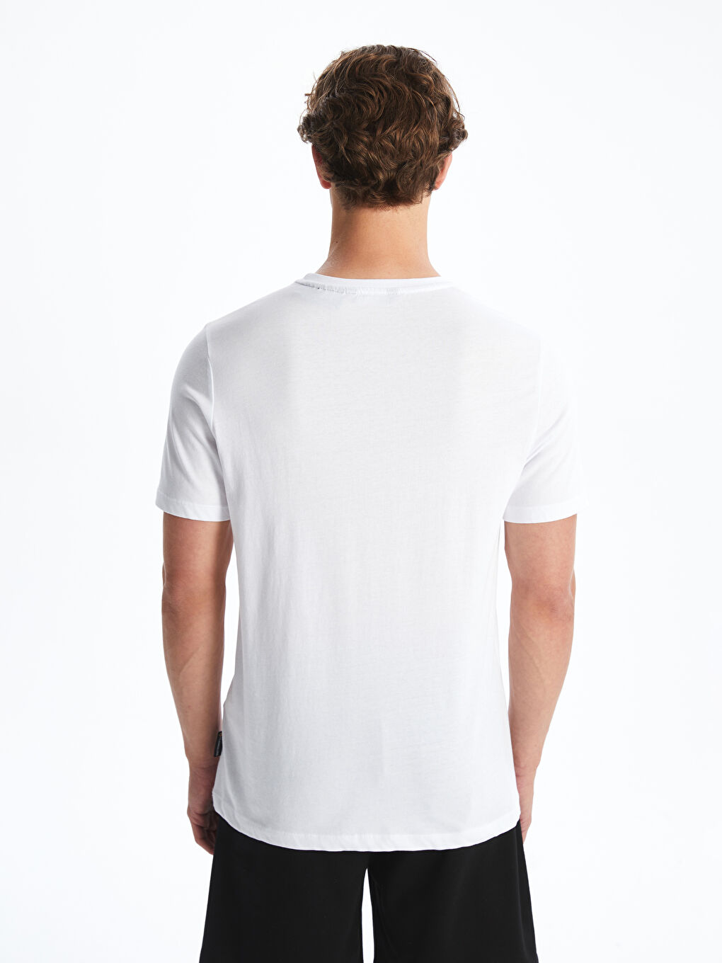 Man WHITE Sports T-Shirt -S5NJ47Z8-Q6K