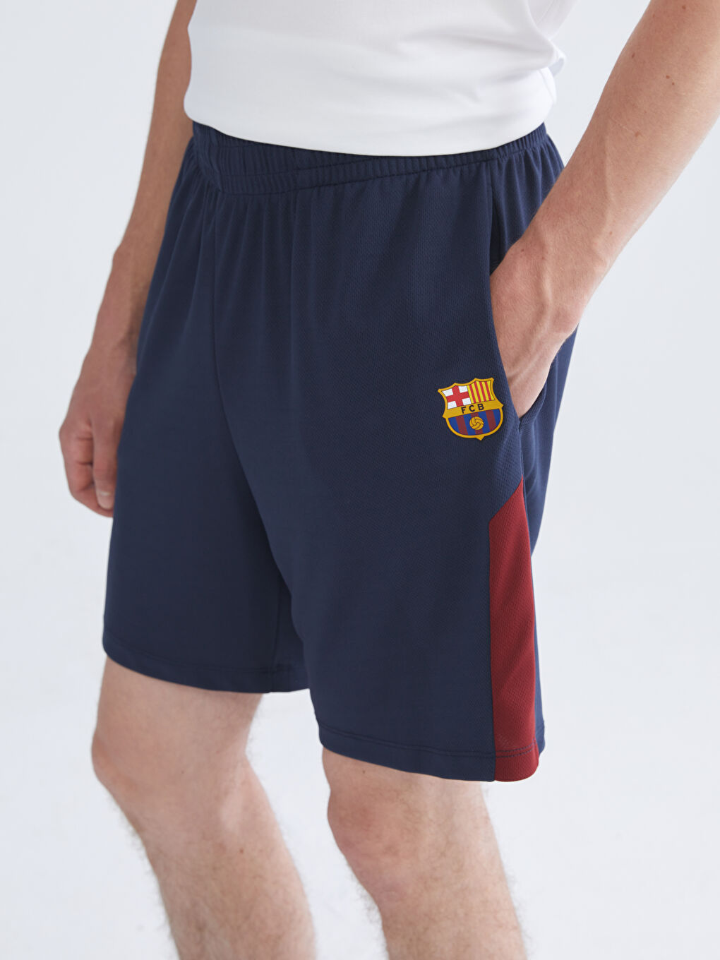 XSIDE ACTIVE FC Barcelona Licensed Men's Sports Shorts -S5NJ49Z8-HRC