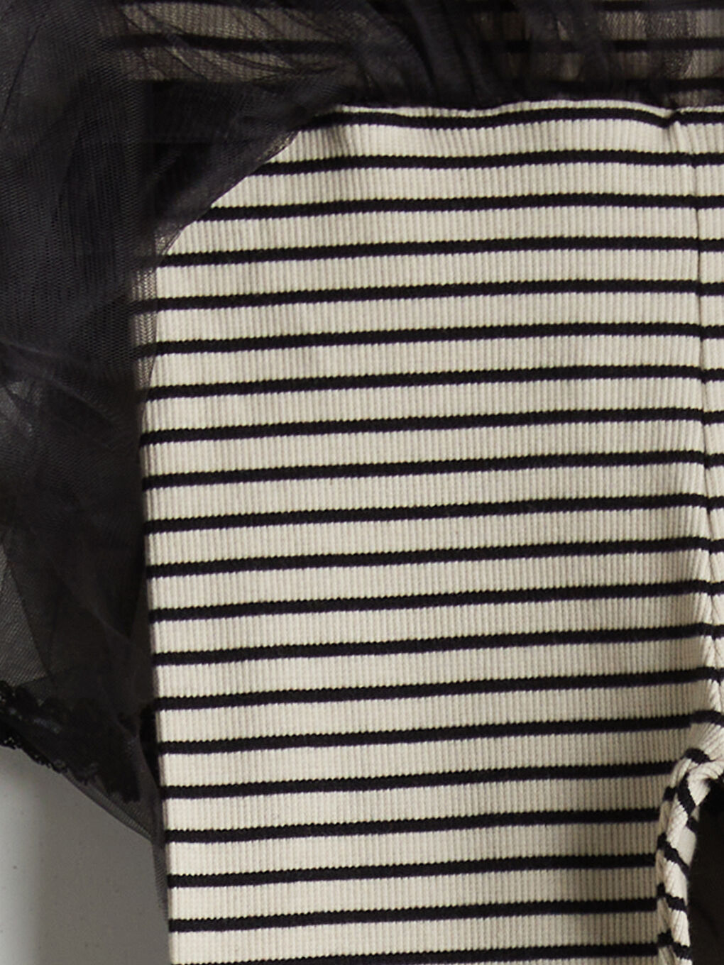 Girl's Elastic Waist Striped Leggings -S5NJ57Z1-LEG