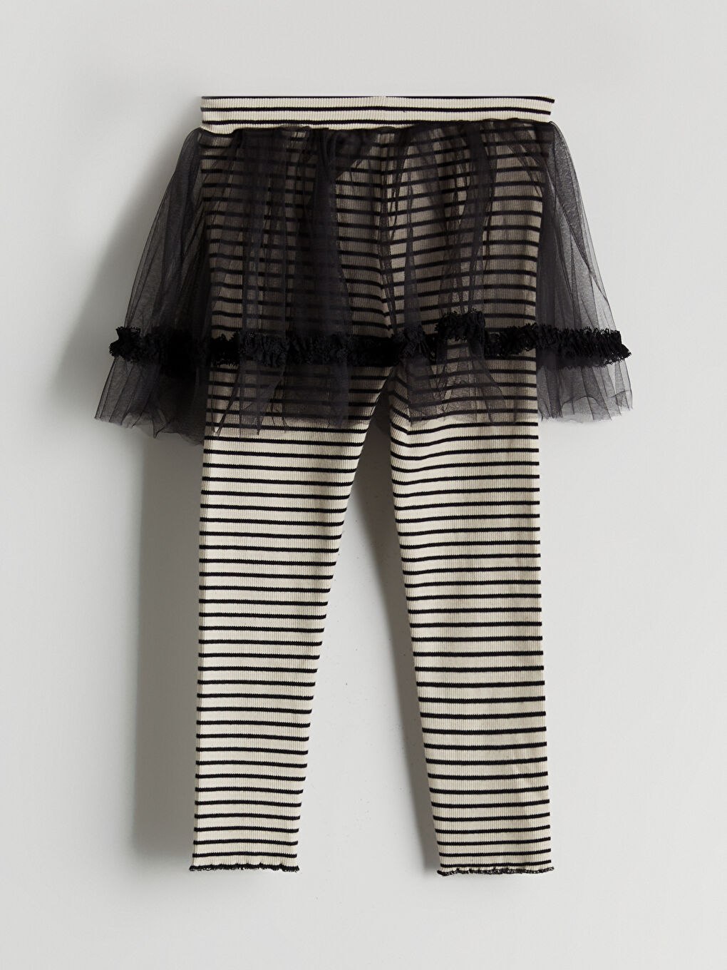 Girl's Elastic Waist Striped Leggings -S5NJ57Z1-LEG