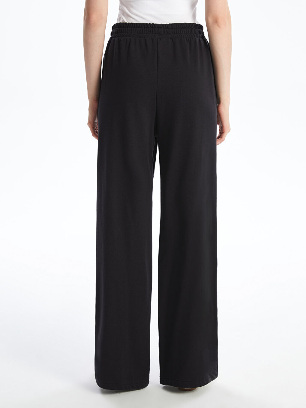 Elasticated Waist Patterned Women's Trousers -S5NJ69Z8-CVL