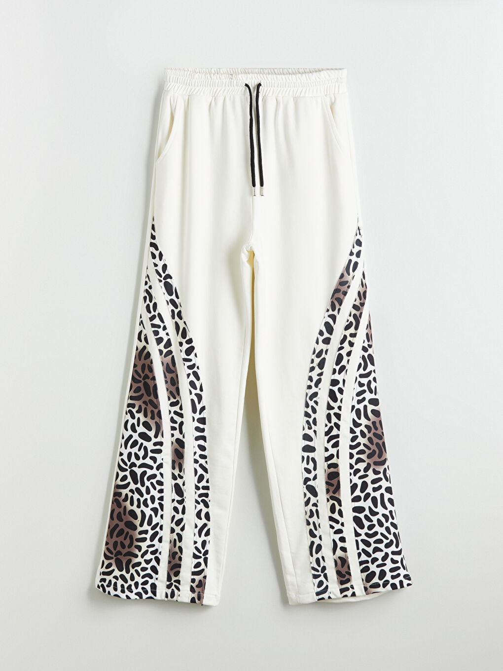 Elasticated Waist Patterned Women's Trousers -S5NJ69Z8-Q6K
