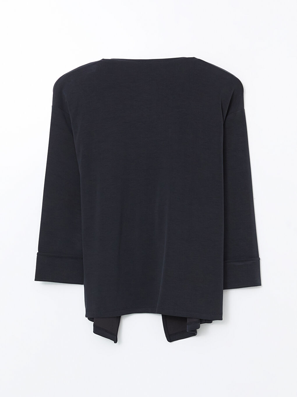 Antrasit Şal Yaka Modal Karışımlı Kadın Hırka-5