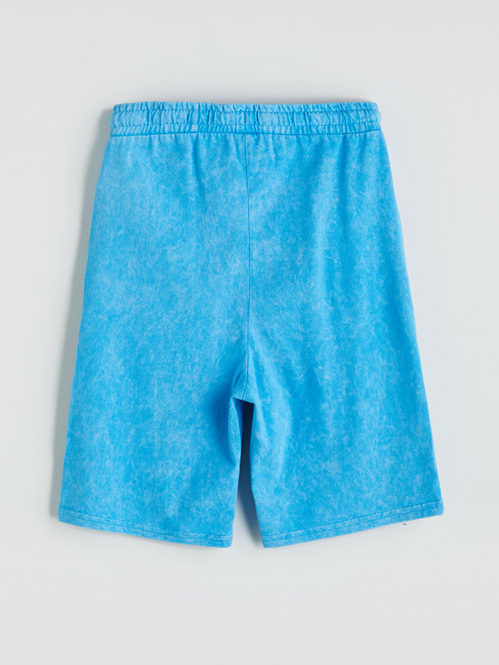 Mavi Beli Lastikli Erkek Çocuk Şort-2