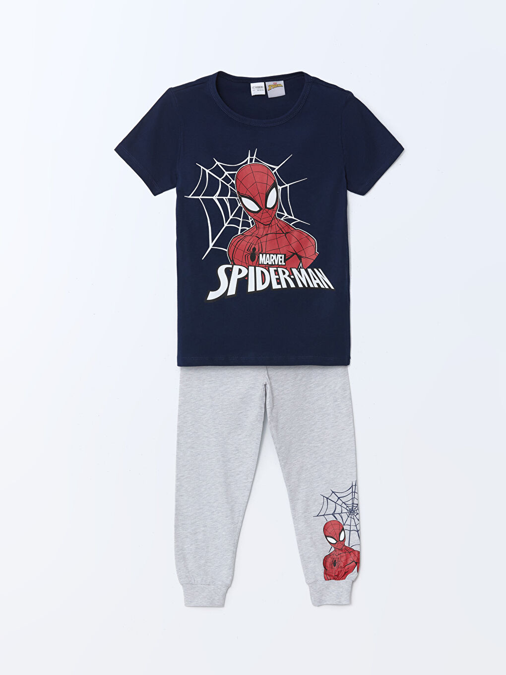 طقم بيجامة للأولاد بطبعة Spider-Man بياقة دائرية -S5NK90Z4-JC7