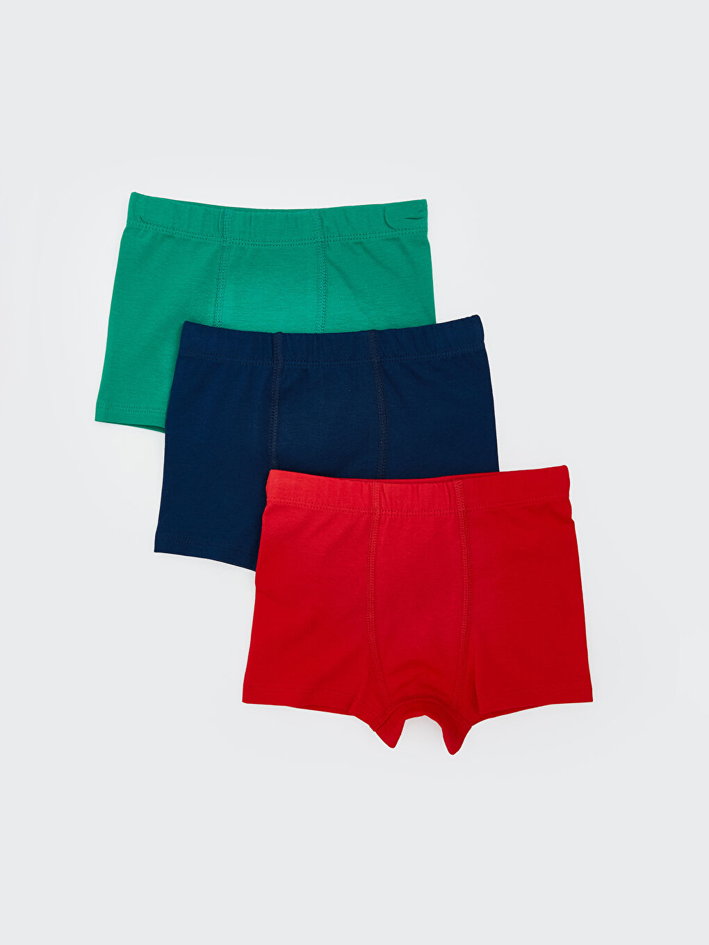 Yeşil Penye Erkek Çocuk Boxer 3'lü