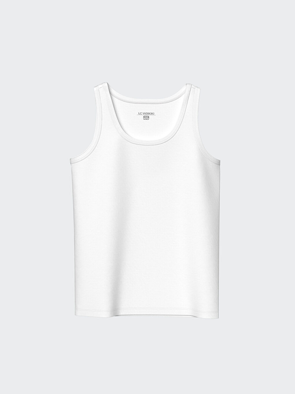 Mavi Bisiklet Yaka Erkek Çocuk Atlet 2'li-2