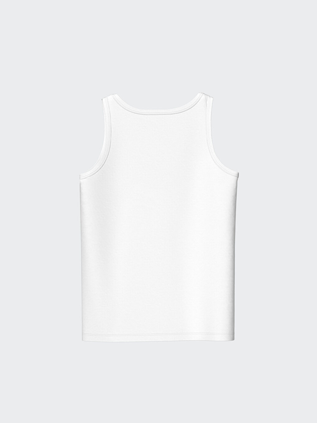 Mavi Bisiklet Yaka Erkek Çocuk Atlet 2'li-3