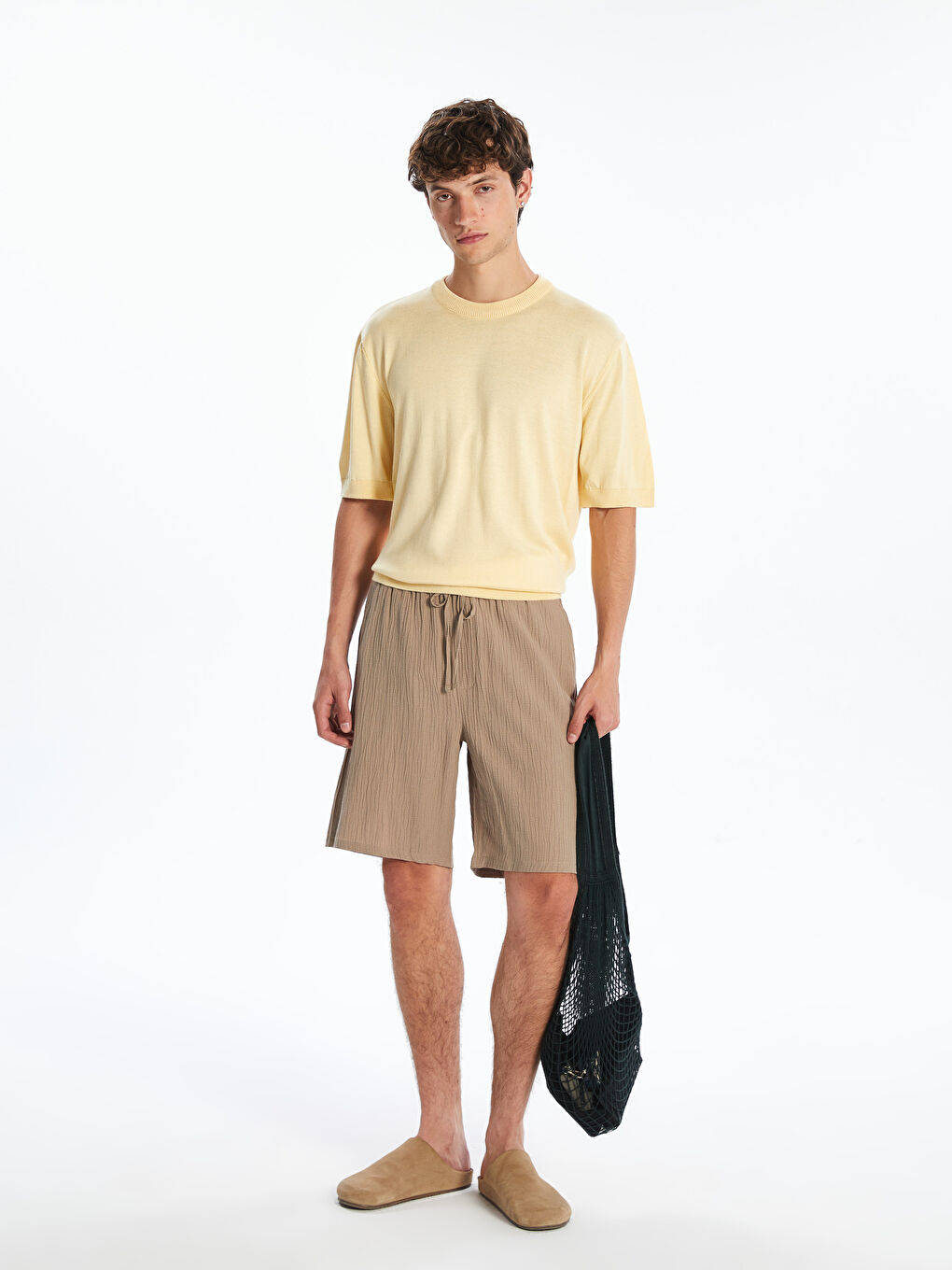 Relaxed Fit Men's Shorts -S5NL48Z8-PSD