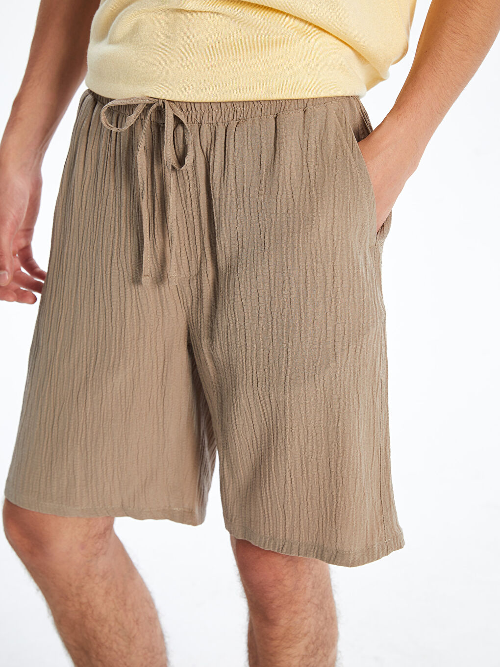 Relaxed Fit Men's Shorts -S5NL48Z8-PSD