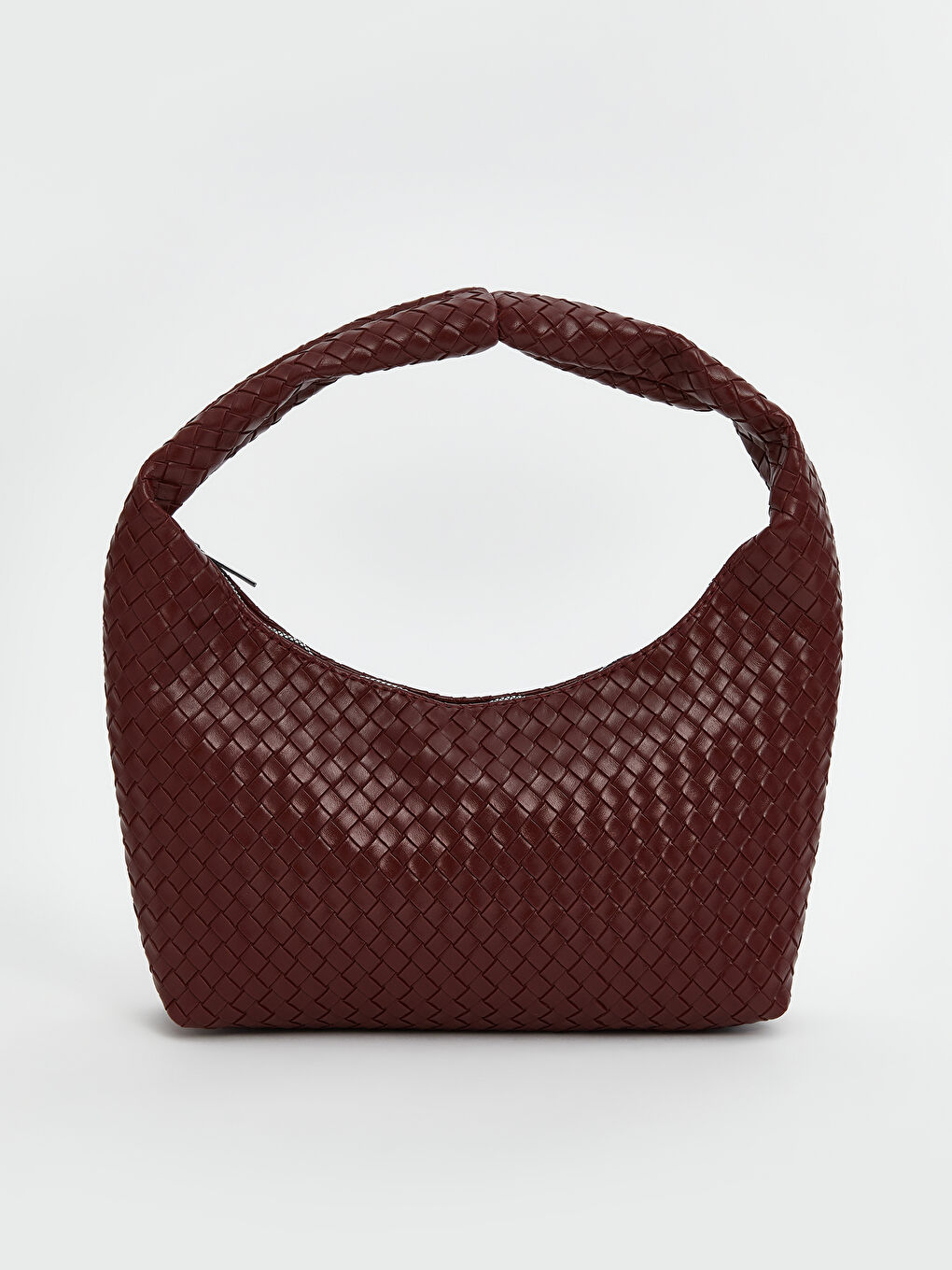 LCW ACCESSORIES Bordo Deri Görünümlü Kadın Omuz Çantası - 2
