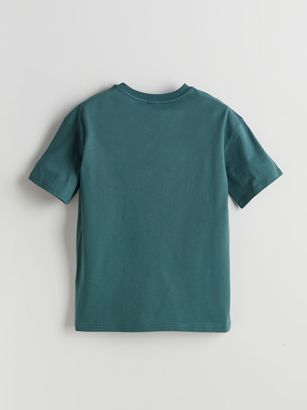Crew Neck Basic Boys' T-Shirt -S5NL74Z4-YLM