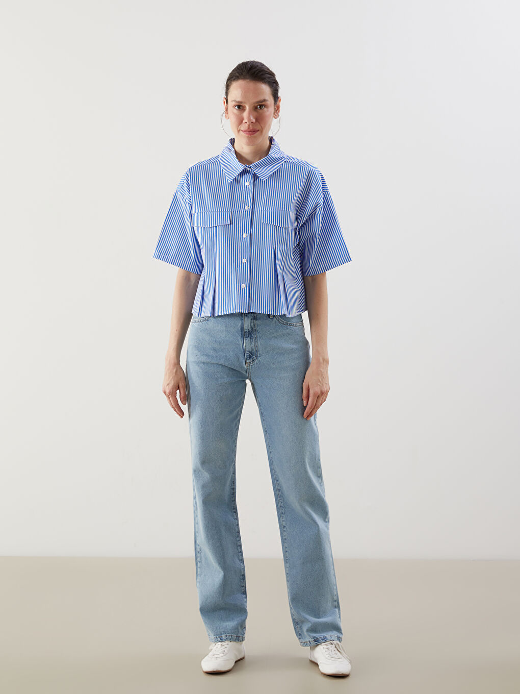 Woman BLUE Shirt -S5NL75Z8-ZX5