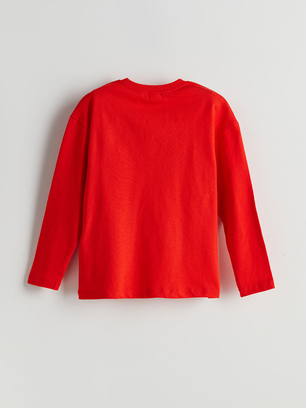 Kırmızı Bisiklet Yaka Basic Erkek Çocuk Tişört-1