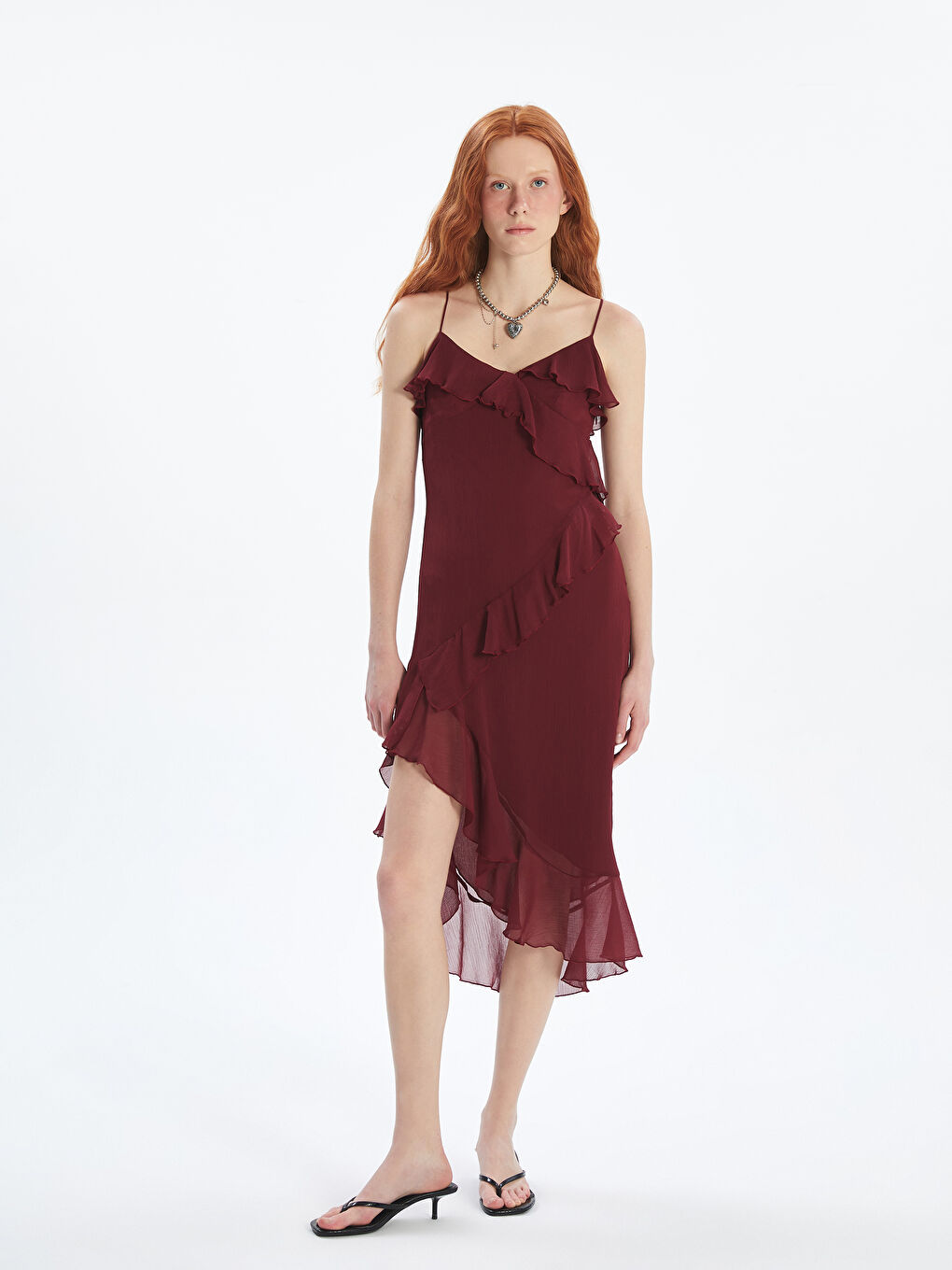 Woman BORDEAUX Dress -S5NM14Z8-EXC