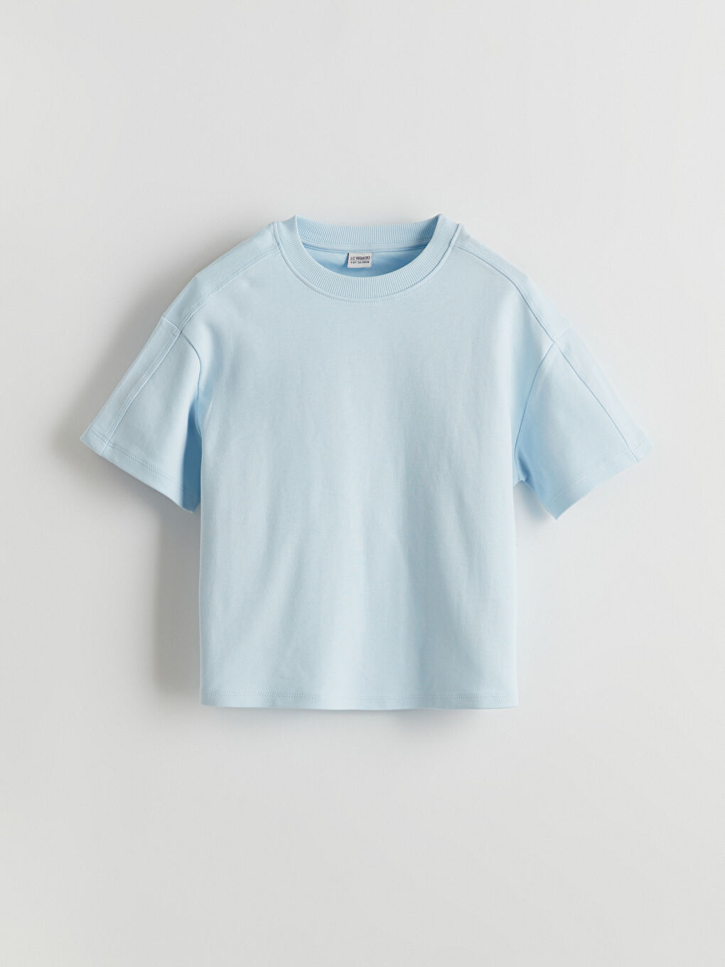 Mavi Bisiklet Yaka Kız Çocuk Tişört ve Eşofman Altı-1