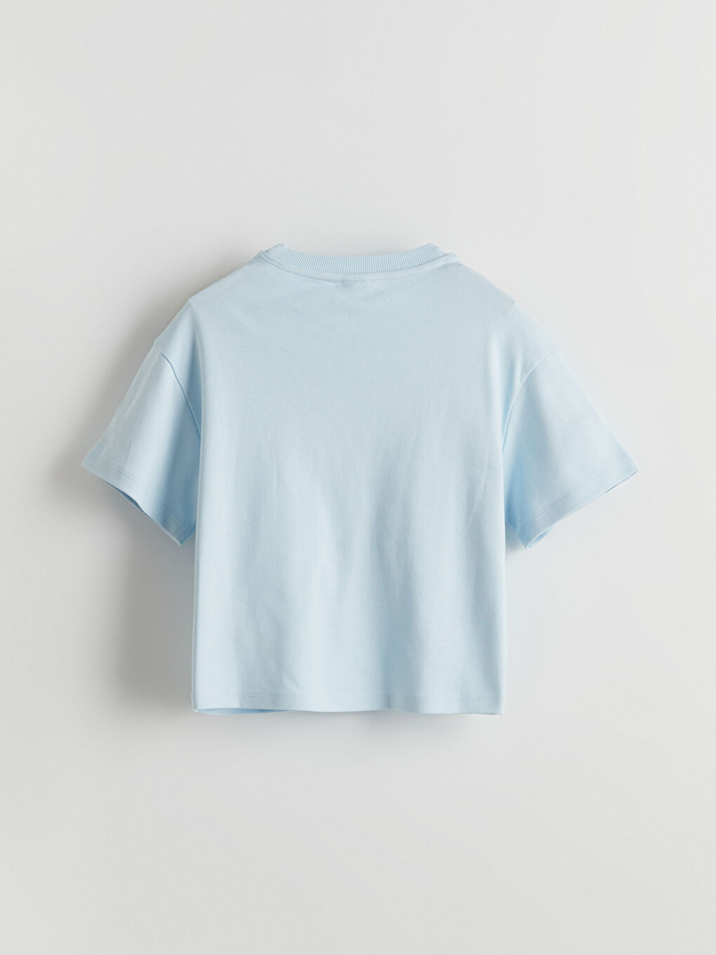 Mavi Bisiklet Yaka Kız Çocuk Tişört ve Eşofman Altı-3