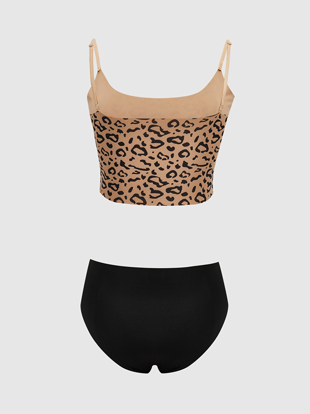 Leopard Print Bralette and Panty Set -S5NN05Z8-LQB