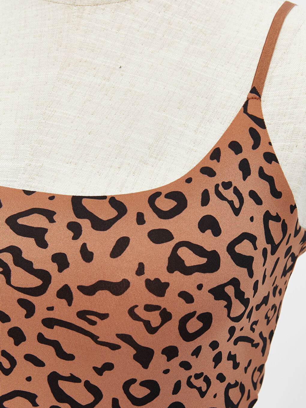 Leopard Print Bralette and Panty Set -S5NN05Z8-LQY