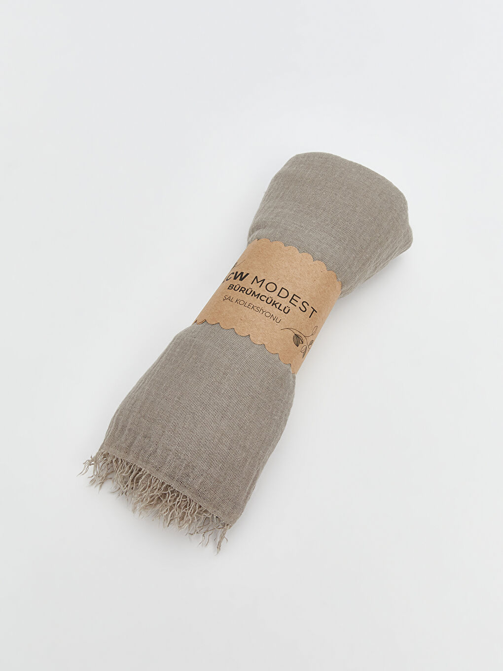 Plain Crinkle Women's Scarf -S5NN07Z8-DFV