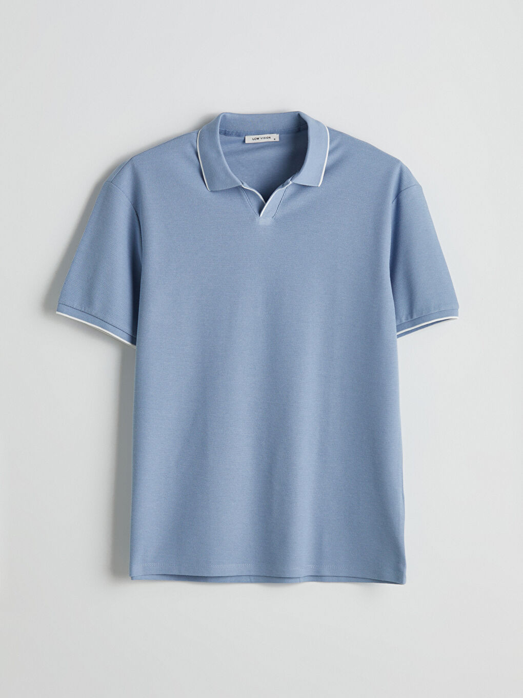 Polo Neck Short Sleeve Basic Men's T-Shirt -S5NN24Z8-QZA