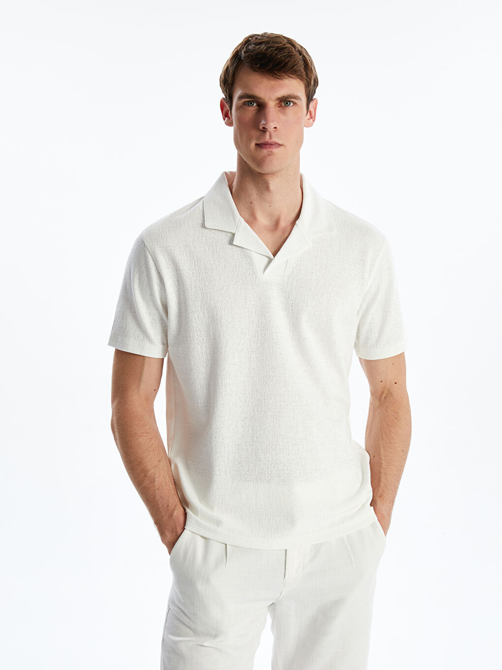 LCW Vision Men's Polo Neck T-Shirt -S5NN25Z8-R9J