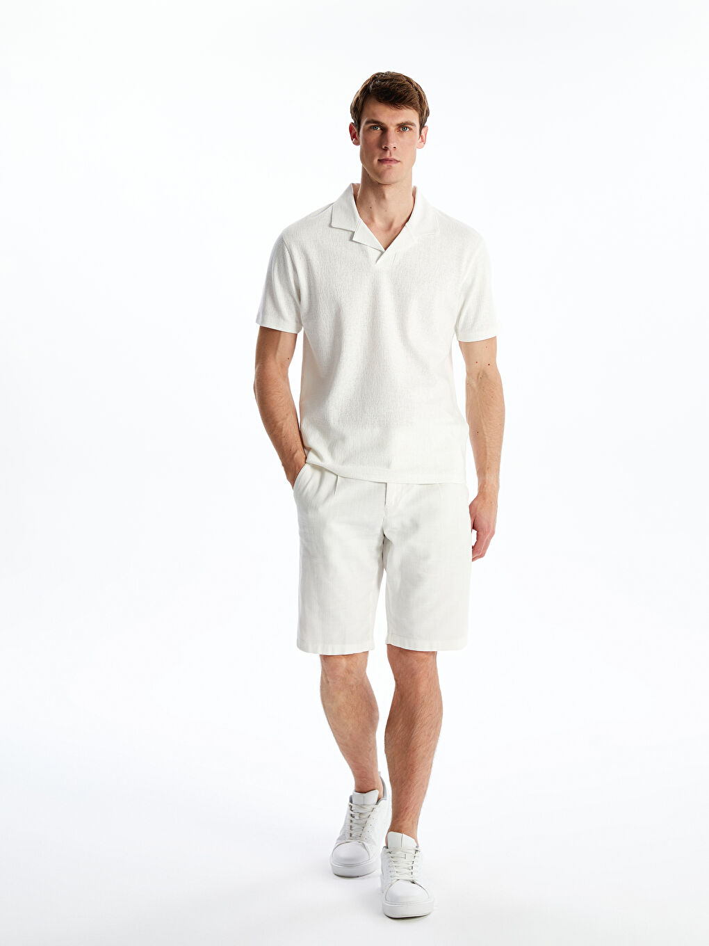 LCW Vision Men's Polo Neck T-Shirt -S5NN25Z8-R9J
